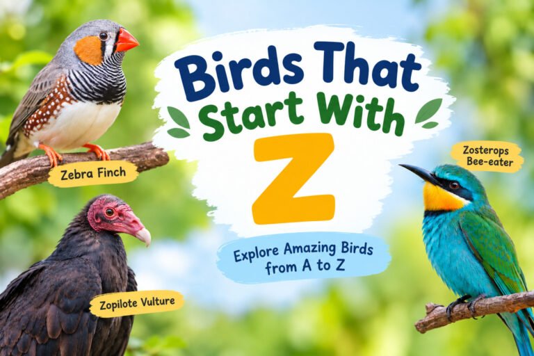 Birds That Start With Z | Names With Pictures & Facts