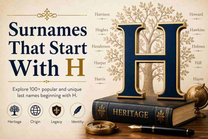 Surnames That Start With H