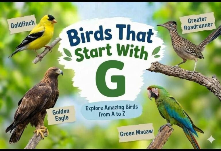 Birds That Start With G | Names With Pictures & Facts