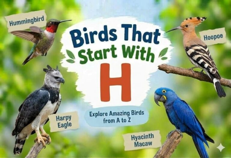 Birds That Start With H | Names With Pictures & Facts