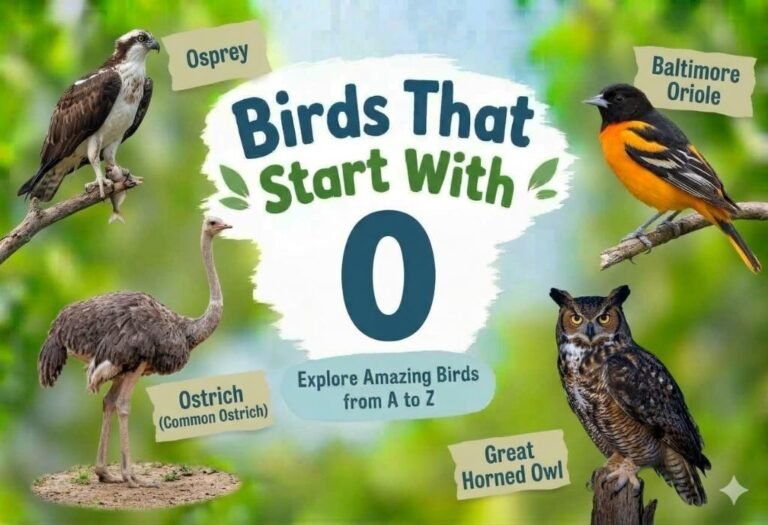 Birds That Start With O | Names With Pictures & Facts