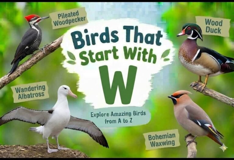 Birds That Start With W | Names With Pictures & Facts